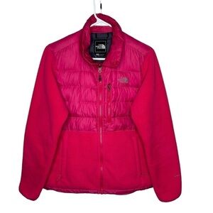 The North Face Pink Denali Down Polartec Jacket 550 size medium